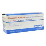 Mullbinden elastisch 6 cm mit Cellophan (10 stk)