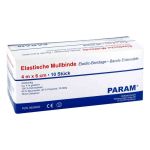 Mullbinden elastisch 6 cm ohne Cellophan  (10 stk)