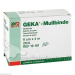 Mullbinde Geka 6cmx4m lose, 20 ST