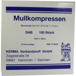 MULLKOMPRESSEN 12FACH GELEGT UNSTERIL 10x20CM, 100 ST