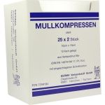 MULLKOMPRESSEN BW 12FACH STERIL 10CMx10CM, 25X2 ST