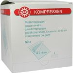 MULLKOMPRESSEN 10x10CM 8F STERIL, 50X2 ST