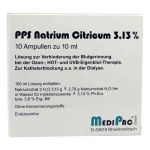 Natriumcitrat 3,13% Ampullen (10X10 ml)