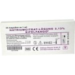 NATRIUM CITRICUM 3.13%, 10X1 ML