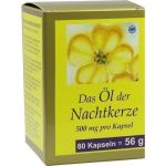 NACHTKERZE OEL KAPS 500MG, 80 ST