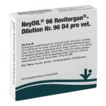 Neydil Nummer 9 6 Revitorgan Dilution d 4 pro veterinär  Ampulle (5X2 ml)