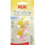 NUK Einschlafsauger ohne Ring Latex Gr.3 Trendline, 2 ST 