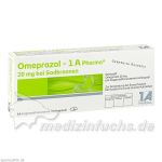 Omeprazol - 1 A Pharma 20mg bei Sodbrennen, 14 ST