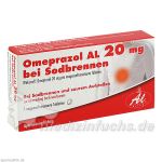 Omeprazol AL 20MG bei Sodbrennen, 7 ST