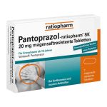 Pantoprazol-ratiopharm SK 20mg (7 stk)