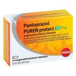Pantoprazol Puren protect 20 mg magensaftresistent   Tabletten  (14 stk)