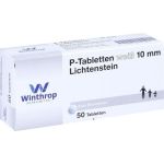 P TABLETTEN WEISS 10MM LICHTENSTEIN, 50 ST