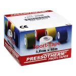 Pressotherm Sport-tape 3,8cmx10m weiss (1 stk)