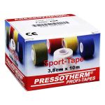 Pressotherm Sport-tape 3,8cmx10m rot (1 stk)