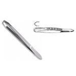 Pinzette n innen gewinkelt breit 4mm Länge 9.5cm, 1 ST