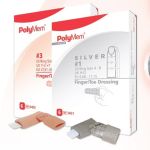 PolyMem Finger Silber Gr.3, 6 ST