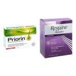 Priorin Neu Kapseln bei Haarausfall + Regaine Frauen  (1 Pck)