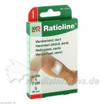 RATIOLINE acute Wundverband 5x7 cm steril, 5 ST