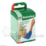 Ratioline acute Fixierbinde Kohäsiv 8cmx4m blau, 1 ST