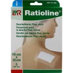 Ratioline aqua Duschpflaster Plus steril 10x15cm, 5 ST
