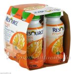 Resource Fruit Orange, 4X200 ML