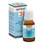 Apopet Schüssler-salz Nummer 3  Ferrum phosphoricum D  12 veteri (12 g)