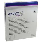 AQUACEL Ag Foam nicht-adhäsiv 15x15cm, 5 ST