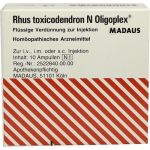 Rhus toxicodendron N Oligoplex Ampullen, 10 ST