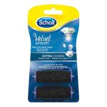 Scholl Velvet smooth Expr.pedi Ersatzro.ex.stark (2 stk)