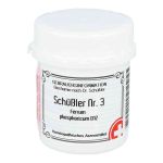 Schüssler Nummer 3  Ferrum phosphoricum D 12 Tabletten (400 stk)