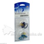 Sauger- Beruhig.Kirsche Latex 0-3 Mon. blau/petro, 2 ST