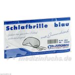 Schlafbrille mit Gummiband blau, 1 ST