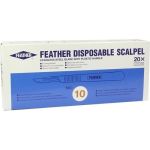 Skalpelle Einmal Fig. 10 Feather, 20 ST