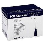 Sterican Kanüle luer-lok 0,60x30mm Größe 14  blau (100 stk)