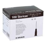 Sterican Kanüle luer-lok 0,45x25mm Größe 1 8 braun (100 stk)