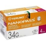 TERUMO NANOPASS 34 Penkanüle 34G 0.18X4mm, 100 ST