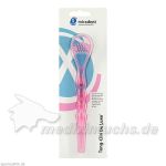 Tong-Clin De Luxe Zungenreiniger transparent pink, 1 ST