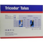 Tricodur Talus Bandage weiß-blau links M, 1 ST