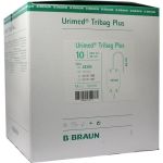 Urimed Tribag Plus Urin-Beinbtl.500ml steril 40cm, 10 ST