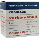 VERBANDMULL Ypsigaze 10 cmx10 m gerollt 8fach, 1 ST