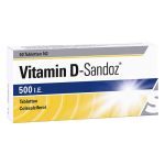 Vitamin D Sandoz 500 I.e. Tabletten (50 stk)