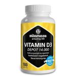 Vitamin D3 Depot hochdosiert 14.000IE Vitamaze, 180 ST