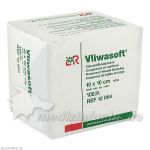 VLIWASOFT Vlieskompressen 10x10 cm unsteril 4l., 100 ST