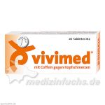 VIVIMED mit Coffein gegen Kopfschmerzen Tabletten, 20 ST
