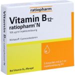 VITAMIN B12 ratiopharm N Ampullen, 5X1 ML