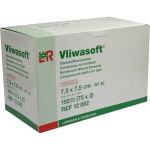 VLIWASOFT Vlieskompressen 7,5x7,5 cm steril 4l., 150 ST