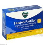 WICK Husten Pastillen gg.Reizhusten m.Honig, 12 ST
