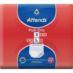 Attends Pull-Ons 3 Large, 22 ST