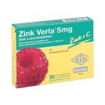 Zink Verla 5 mg Lutschtabletten  Himbeere (50 stk)