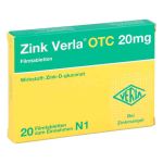 Zink Verla OTC 20mg (20 stk)